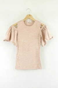 Ganni Rosa Hombro Frío Tejido S de Reluv Clothing - Imagen 1 de 2