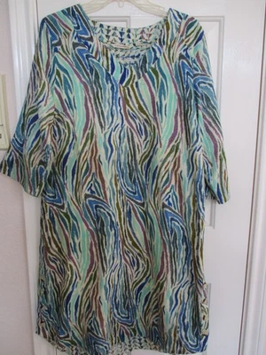 VESTIDO MANGA CORTA SOFT AROUND FORRADO MULLIT COLOR 100% ALGODÓN TALLA MEDIANA Foto 1 de 4