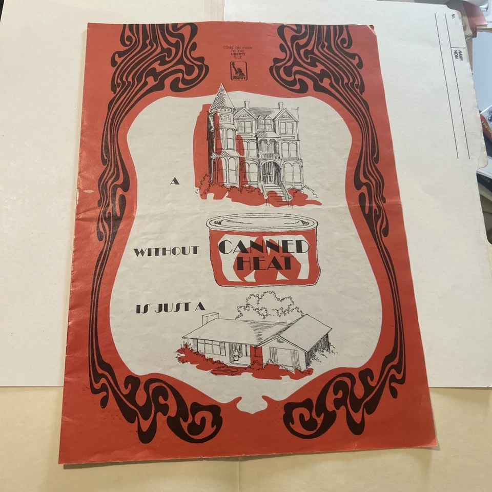 Original 13 By 11” Canned Heat A Castle Is Just A Home 1967 Album Ad FLYER-a - Image 1 of 4