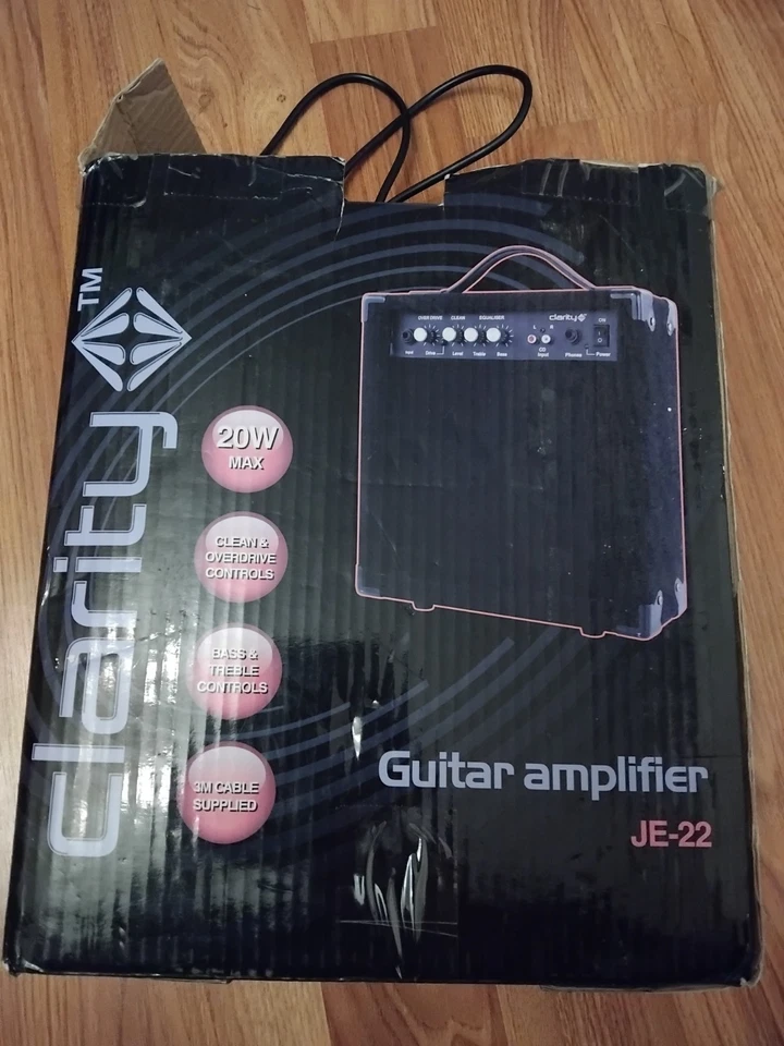 Clarity 20W Practice Guitar Amplifier Model JE22 Boxed - Image 1 of 2