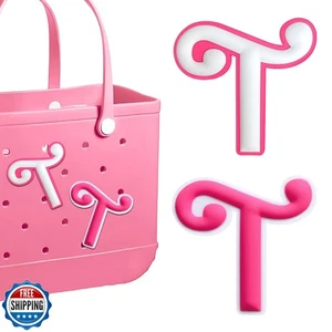 Mokendor Charms Lettera per Bogg Bag A-Z, 2 Pezzi Bogg Bag Charms Lettera, Letteri - Foto 1 di 5