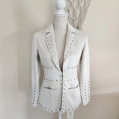 NIC+ZOE Womens Statement Studded Blazer Size XS NWT $395 - Image 1 of 4