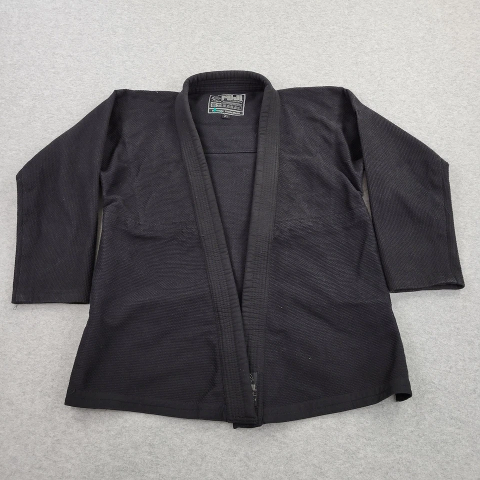 Fuji Gi Top Men A1 Black Fighting Martial Arts BJJ Shirt Martial Arts - Image 1 of 4