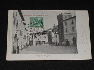 ***MONTECATINI*** PIAZZA PRINCIPALE VIAGGIATA 1899 - Picture 1 of 1