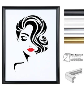 3er 5er Set Classic Leichter Kunststoff Bilder Foto Rahmen Poster Schutz BD - Bild 1 von 15