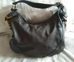 Clarks genuine leather shoulder bag brown - Picture 1 of 8