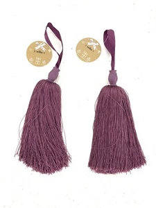 Wilko Classic Purple Curtain Tie Back Tassels Pair Home Decor Window Dressing - Picture 1 of 10