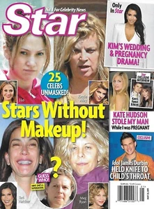 Star Magazine Stars Without Makeup Kim Kardashian Kate Hudson American Idol - Picture 1 of 6