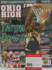 “Ohio High Magazine” Delvin Roe firmado a mano con fecha 2007 certificado de autenticidad CAS - Imagen 1 de 1