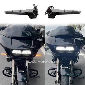 Luces de señal de giro LED lámparas de funcionamiento para Harley Road Glide Ultra FLTRU 2016-2019 - Imagen 1 de 10