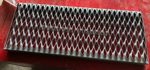 Industrial Step Riser Stairway Ladder Perforated Tread Steampunk 30x12 - Picture 1 of 5