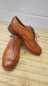 Zapatos Grenson con cordones Dylan bronceados talla 8 sin usar con caja - Imagen 1 de 5