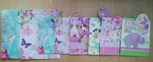 2xBaby Gift Bags, Newborn Girl Christening,Birthday, Baptisms, Expecting Mothers - Picture 1 of 20