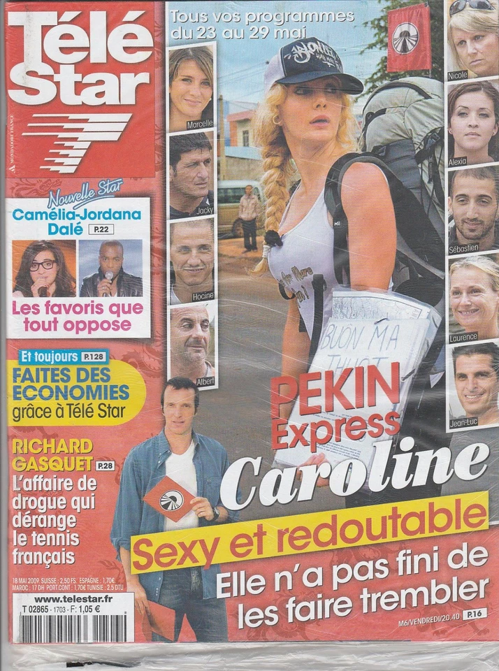 Télé Star N°1703 - 05/18/2009 - Johnny Hallyday - Camelia Jordana - L.Milotpekin - Image 1 of 1