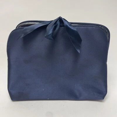 Bolsa de viagem/cosméticos Calvin Klein bege/preta com forro - Imagem 1 de 4