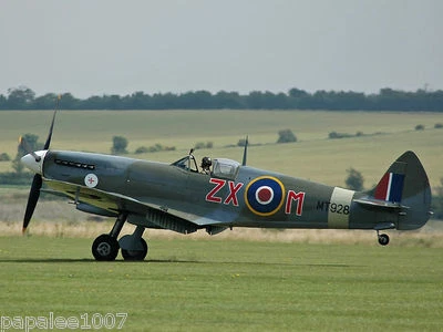 Model Airplane Plans (UC): Spitfire VIII 53½" Stunt for 5-6cc by Geoff Pentland - Image 1 of 3