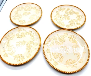 Temptations TEMP-TATIONS BY TARA GOLD FLORAL LACE Vorspeise TELLER 6 ZOLL - Bild 1 von 4