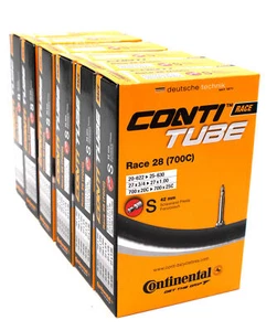 6 x Continental Fahrradschlauch Race 28 Zoll SV Ventil 42 mm Rennrad Schlauch - Bild 1 von 3