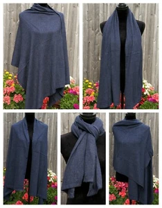 Poncho Cashmere Cape Wrap Pashmina Shawl Women Scarf Blanket Buttoned Cardigan - Imagen 1 de 177