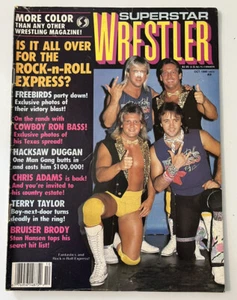 Superstar Wrestler Magazine WWF WCW - Oct 1986 Rock n Roll Express - Picture 1 of 4