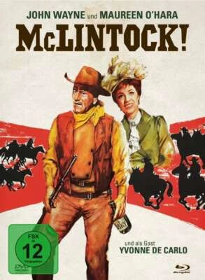 Mediabook McLINTOCK ! Maureen O'Hara JOHN WAYNE 1963 BLU-RAY + DVD Neu - Bild 1 von 2