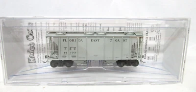 Kadee HO Scale FEC Florida East Coast PS2 2 Bay Covered Hopper NOS Sealed 8652 - Image 1 of 4