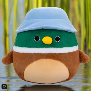 Squishmallows Fuzz-A-Mallows 40 cm Avery el pato palo peluche - Imagen 1 de 18