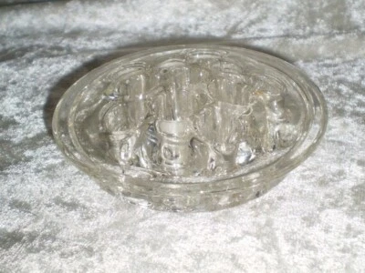 Antique Glass Flower Frogs Set of Two-1900's - Image 1 of 4