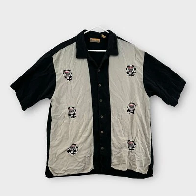 Рубашка Bobby Chan World Series Of Poker шелковая мужская размер XL черная вышитая для азартных игр - Изображение 1 из 4