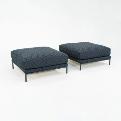 2023 Gentry Sofa Ottoman / Pouf by Patricia Urquiola for Moroso 90x90cm 2x Avail - Image 1 of 4