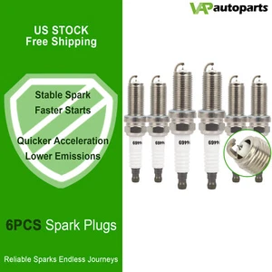6x Iridium & Platinum Spark Plugs For 2005-2019 Nissan Frontier 4.0L V6 - Picture 1 of 8