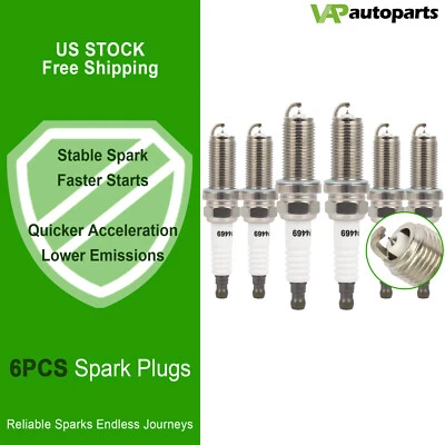 6x bujías de iridio y platino para Nissan 2005-2019 para Frontier 4,0 L V6 Foto 1 de 4