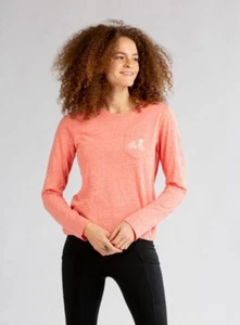 Liv Outdoor Pocket T-Shirt Long Sleeve Women Size XL Ranunculus/Bicycle New - Picture 1 of 2