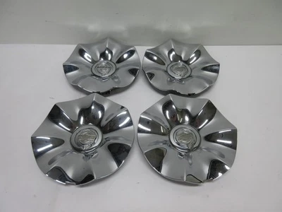 Juego de 4 tapacubos centrales cromados OEM 2008-2010 Chrysler Town & Country 04721717AA Foto 1 de 4
