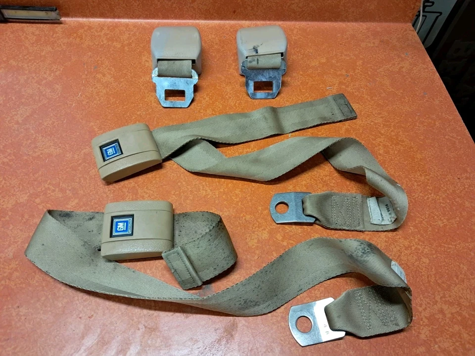 Chevrolet GMC G10 G20 G30 1971-1982 furgoneta conjuntos de cinturón de seguridad delantero de 2 puntos de regazo Foto 1 de 4