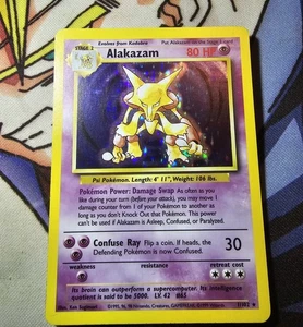 Alakazam Base Set Holo Karte 1/102 Unlimited Holo Rare LP - Bild 1 von 2