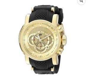 Invicta S1 Rally Chronograph Watch Gold Black 52mm 19326 - Picture 1 of 5