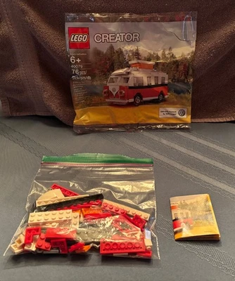 Lego Creator 40079 Mini VW T1 Camper Van 2013 Retirado 100% Completo Ex. Estado Foto 1 de 4