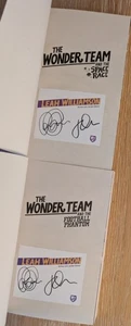 LEAH WILLIAMSON SIGNED X2 THE WONDER TEAM THE SPACE RACE & THE FOOTBALL PHANTOM  - Picture 1 of 5