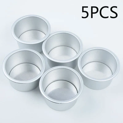 5 Stück Praktische 2,5 Antihaft Backform * Kuchenformen Backen Pudding Tackles - Bild 1 von 4