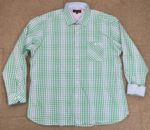 Johnny Uptown Men's Button Up Long Sleeve Flip Cuff Shirt Size 2XL - Picture 1 of 12