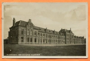 Nijmegen Netherlands View of Infanterie Kazerne Old Real Photo Postcard PM 1936 - Picture 1 of 3