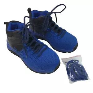 Thorogood Day One Safety Toe Work Sneakers AST Blue Black NWOT Women's 6 Wide - Picture 1 of 15