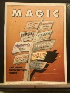 Revista Spring Convention Guide Magic Magicians 1992 abril 1992 - Imagen 1 de 3