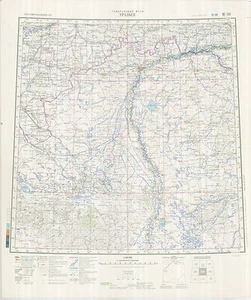 Mapas topográficos militares soviéticos rusos - URALSK (Kazajstán), 1:1 millón, edición 1990 - Imagen 1 de 4