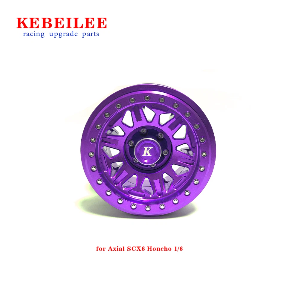 KEBEILEE CNC2.9'' Alu Upgrade BeadLock Wheel For Axial SCX6 Trail Honcho1/6 1pcs - Image 1 of 1
