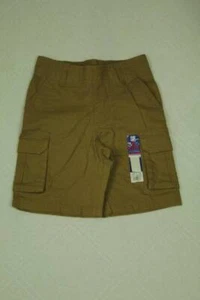 NEW Boys Cargo Shorts Size 4 Khaki Summer Bottoms Casual Pockets Pull On School - Picture 1 of 3