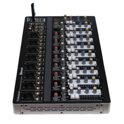 10 Channel Audio Sound Mixer Function Recording Mixing Console Effects W/ BT USB - Image 1 of 4