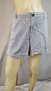 GAP Jeans 1969 Stripe Casual Denim Blue Jean Shorts Size 16 XLARGE XL Womens - Picture 1 of 5