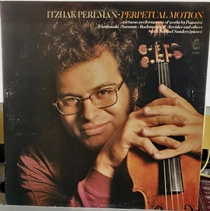 Itzak Perlman Perpetual Motion Sarasate Kreisler Angel S-37003 LP EX/VG- - Imagen 1 de 1